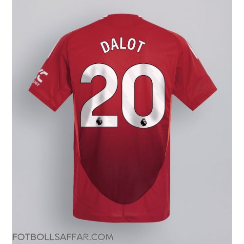 Manchester United Diogo Dalot #20 Hemmatröja 2024-25 Kortärmad